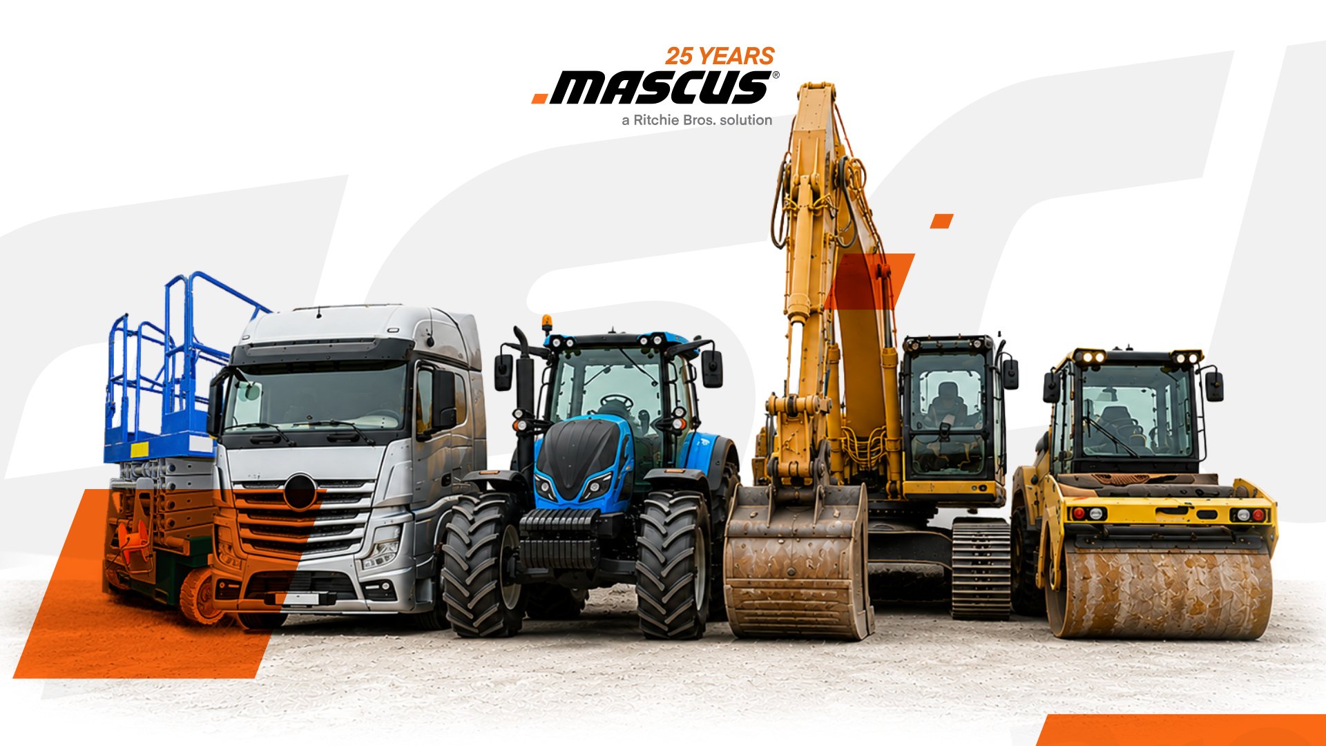 Mascus mini 25 metų prekyba naudota technika sukaktį.